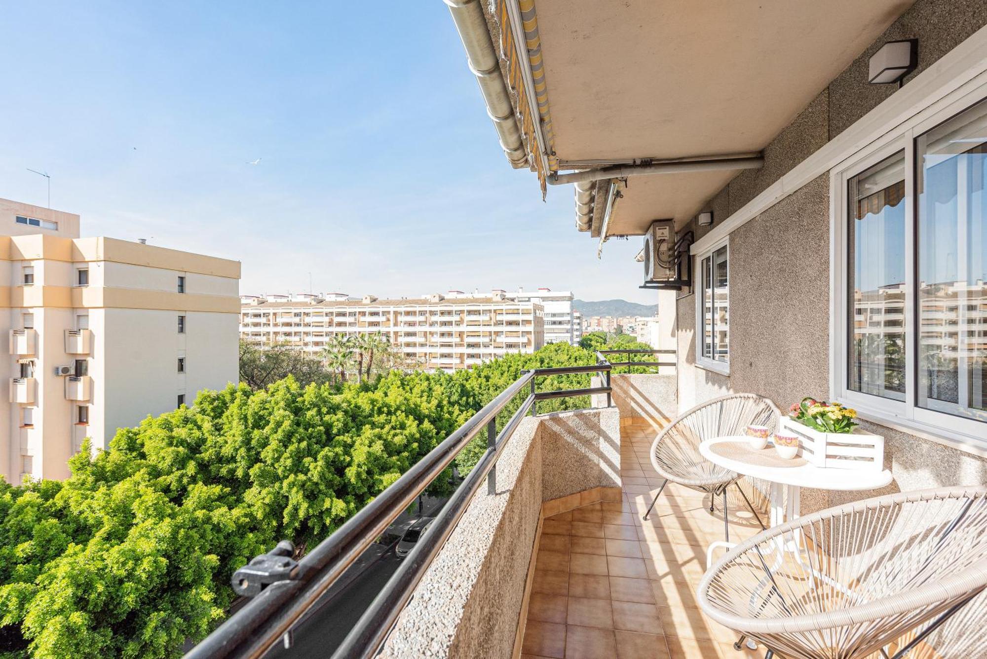 Casa Vacacional Pacifico 5Min Playa Leilighet Málaga Eksteriør bilde